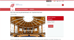 Desktop Screenshot of gemeenteraad.haarlemmermeer.nl