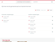Tablet Screenshot of gemeenteraad.haarlemmermeer.nl